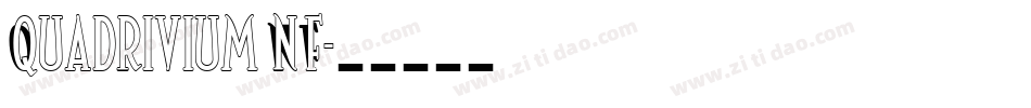 Quadrivium NF字体转换